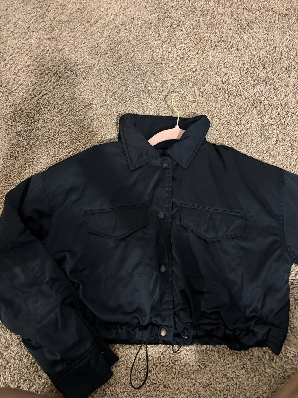 Forever 21 Black Bomber Jacket